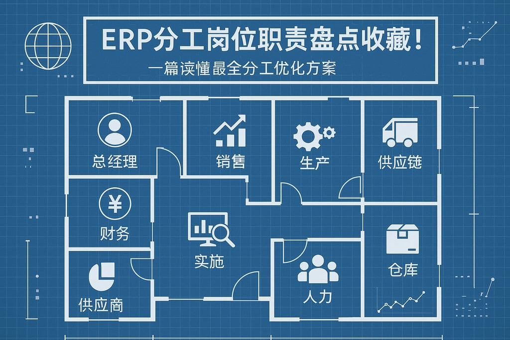 ERP分工岗位职责盘点，收藏！一篇读懂最全分工优化方案