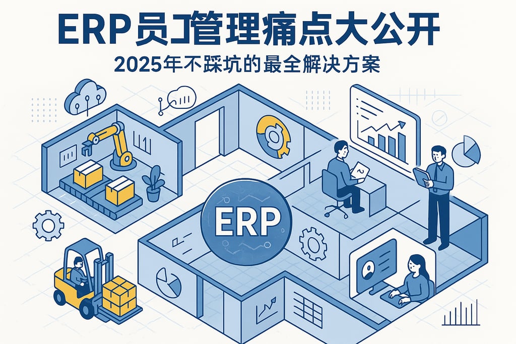 ERP员工管理痛点大公开，2025年不踩坑的最全解决方案