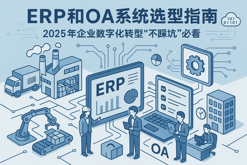 ERP和OA系统选型指南，2025年企业数字化转型不踩坑必看