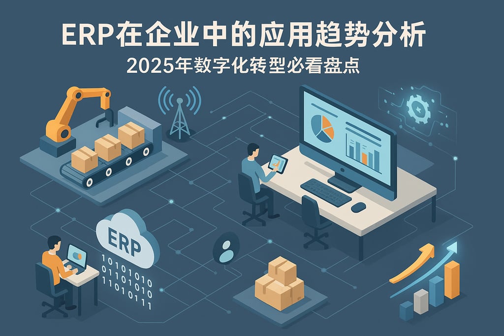 ERP在企业中的应用趋势分析，2025年数字化转型必看盘点
