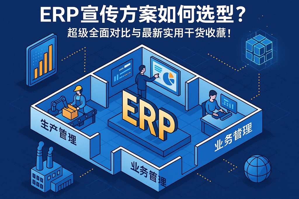 ERP宣传方案如何选型？超级全面对比与最新实用干货收藏！