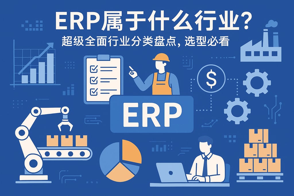 ERP属于什么行业？超级全面行业分类盘点，选型必看