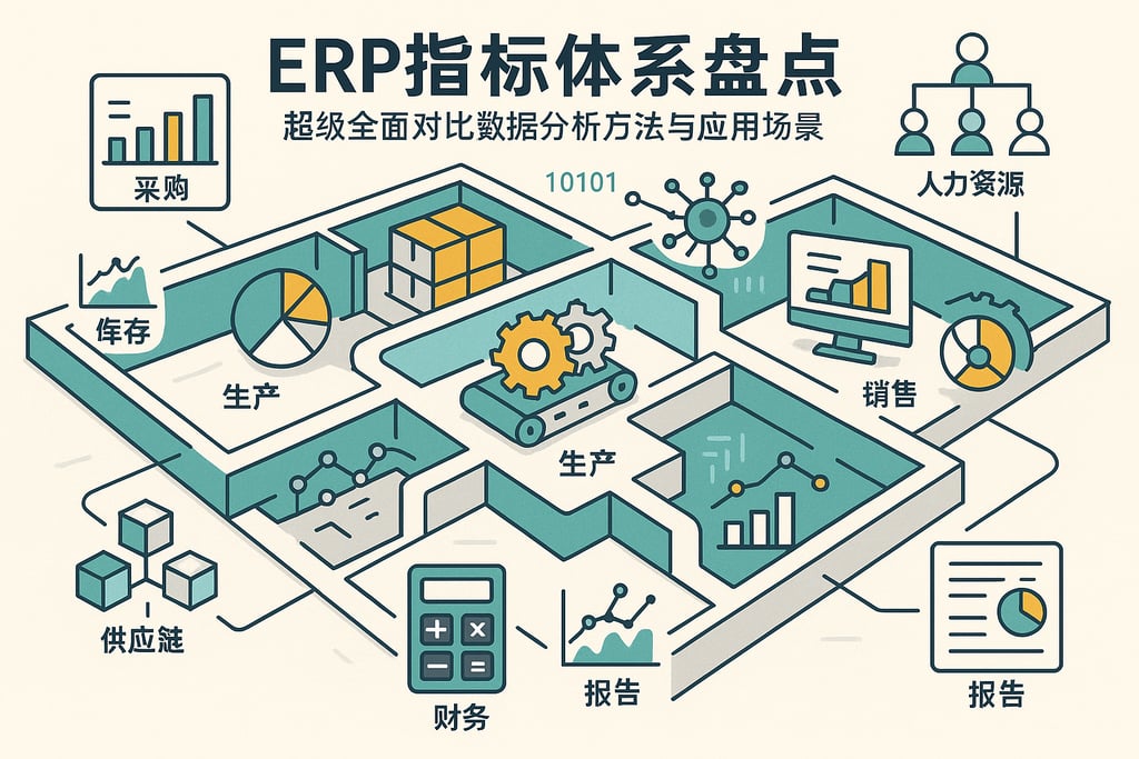 ERP指标体系盘点，超级全面对比数据分析方法与应用场景