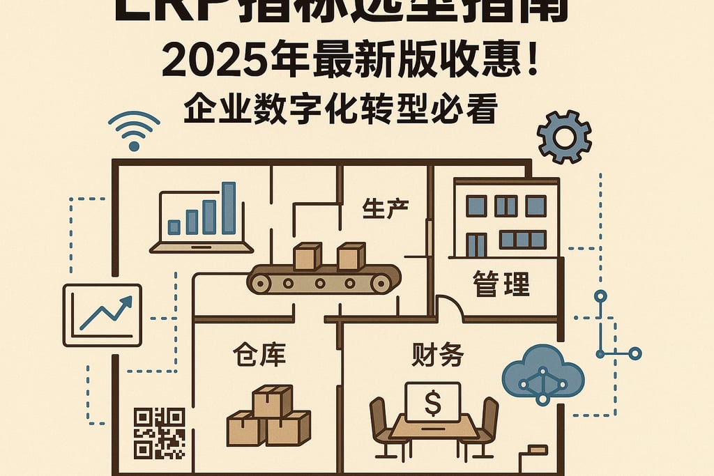 ERP指标选型指南，2025年最新版收藏！企业数字化转型必看