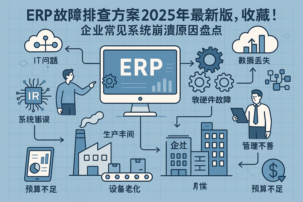 ERP故障排查方案2025年最新版，收藏！企业常见系统崩溃原因盘点