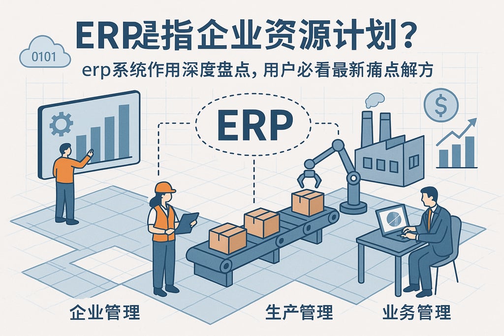 ERP是指企业资源计划？erp系统作用深度盘点，用户必看最新痛点解决方