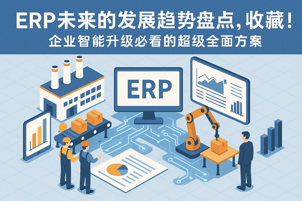 ERP未来的发展趋势盘点，收藏！企业智能升级必看的超级全面方案