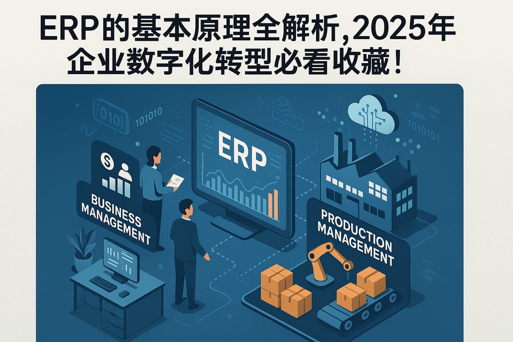 ERP的基本原理全解析，2025年企业数字化转型必看收藏！