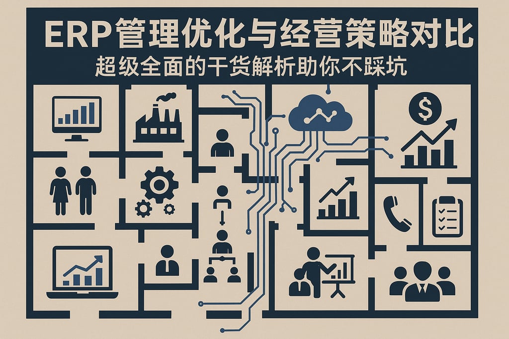 ERP管理优化与经营策略对比，超级全面的干货解析助你不踩坑