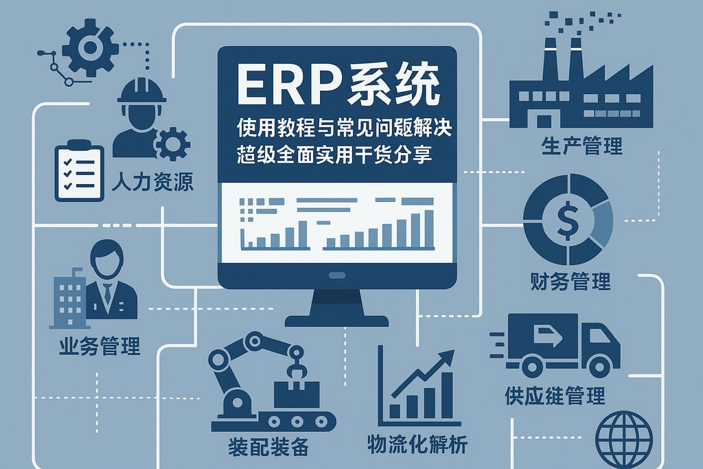 ERP系统使用教程与常见问题解决方案，超级全面实用干货分享
