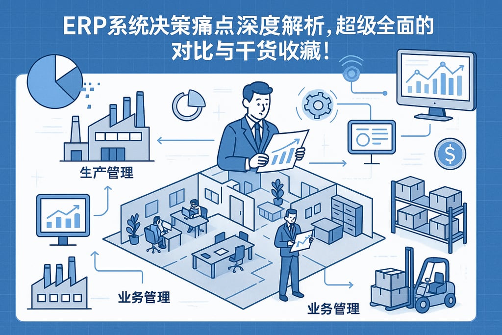 ERP系统决策痛点深度解析，超级全面的对比与干货收藏！