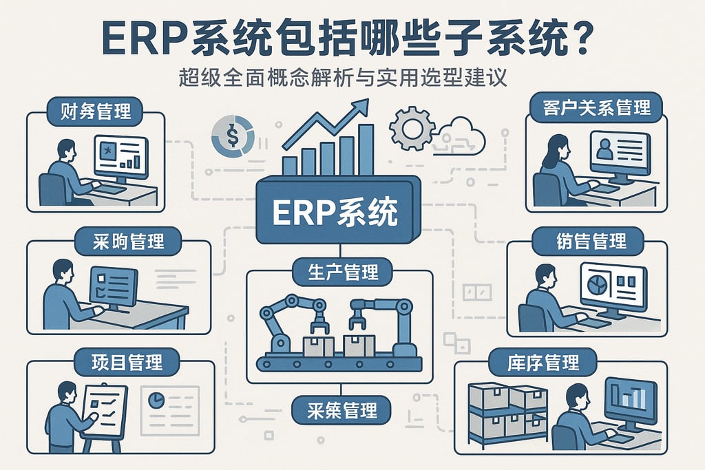 ERP系统包括哪些子系统？超级全面概念解析与实用选型建议