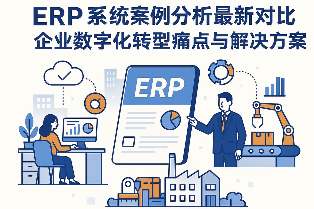 ERP系统案例分析最新对比，收藏！企业数字化转型痛点与解决方案
