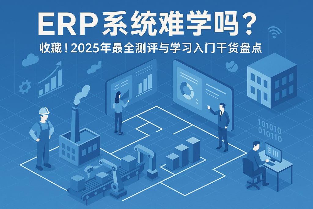 ERP系统难学吗？收藏！2025年最全测评与学习入门干货盘点