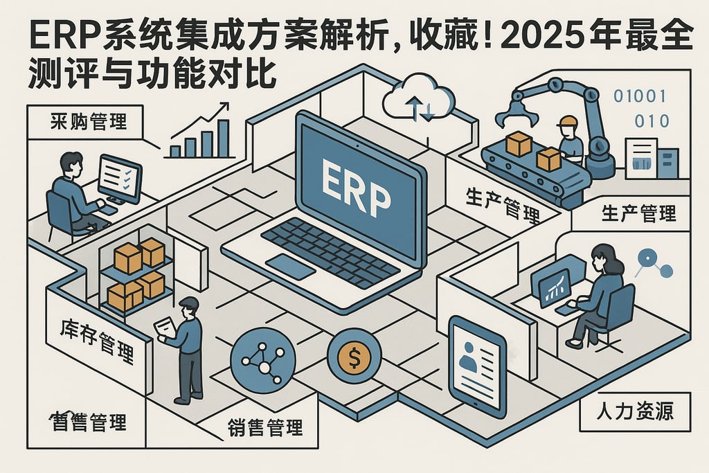ERP系统集成方案解析，收藏！2025年最全测评与功能对比