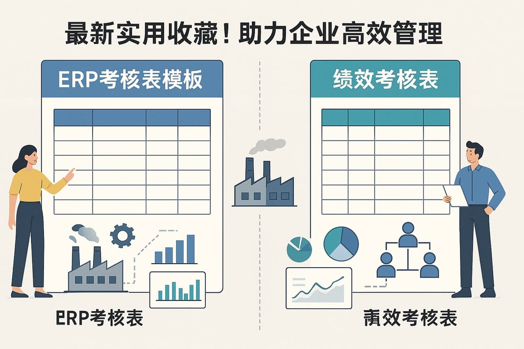 ERP考核表模板与绩效考核表对比，最新实用收藏！助力企业高效管理