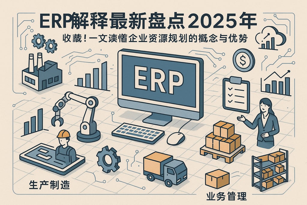 ERP解释最新盘点2025年，收藏！一文读懂企业资源规划的概念与优势