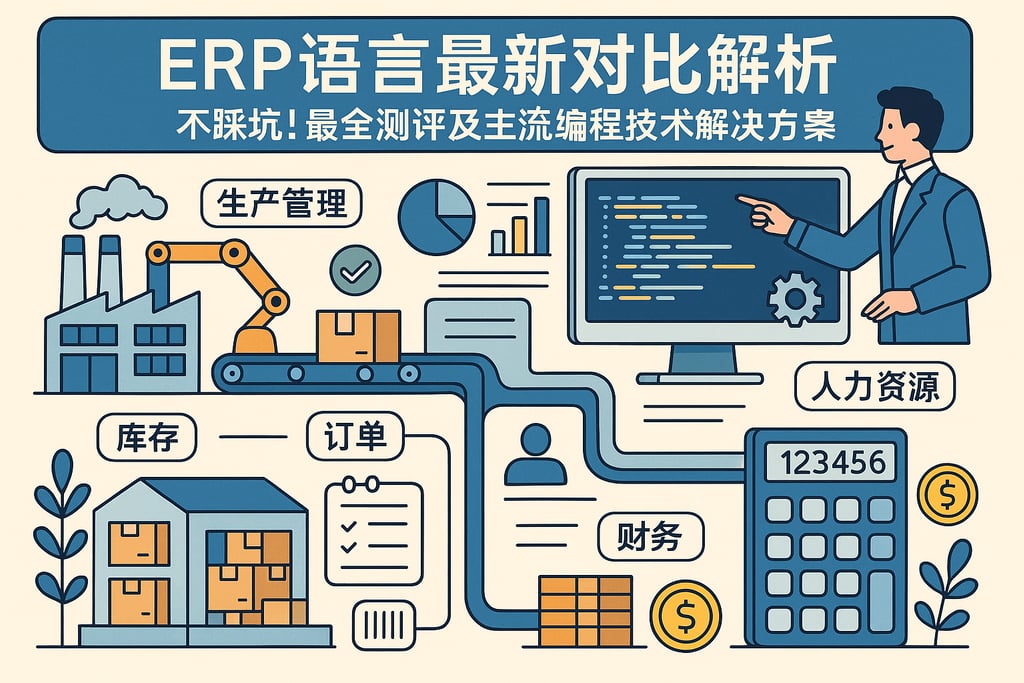 ERP语言最新对比解析，不踩坑！最全测评及主流编程技术解决方案