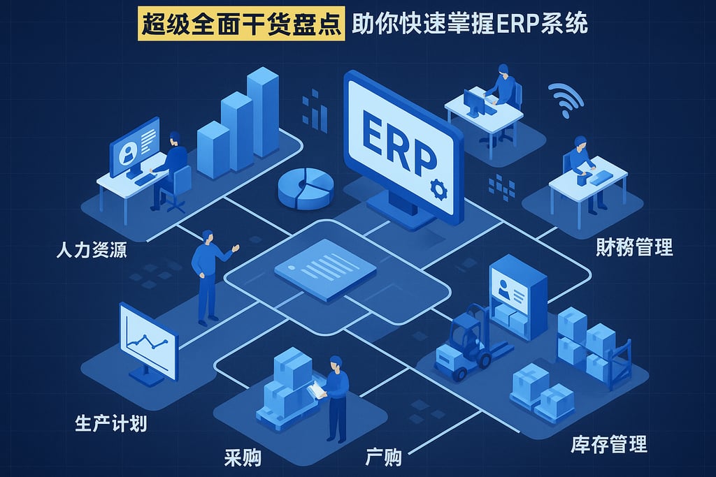 ERP软件学习难度对比，超级全面干货盘点，助你快速掌握ERP系统