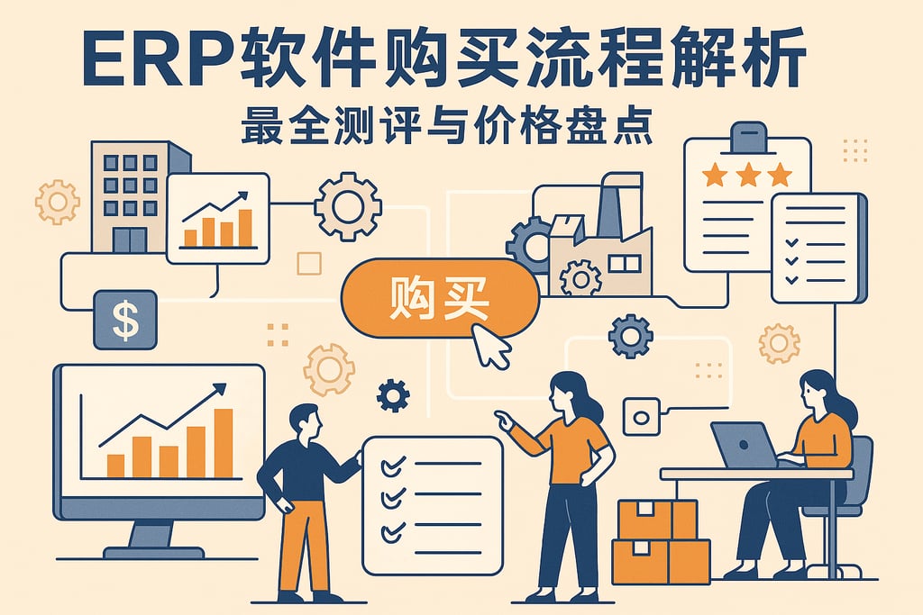 ERP软件购买流程解析，收藏！最全测评与价格盘点