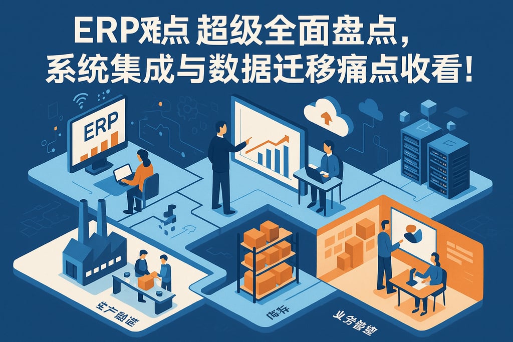 ERP难点超级全面盘点，系统集成与数据迁移痛点收藏！