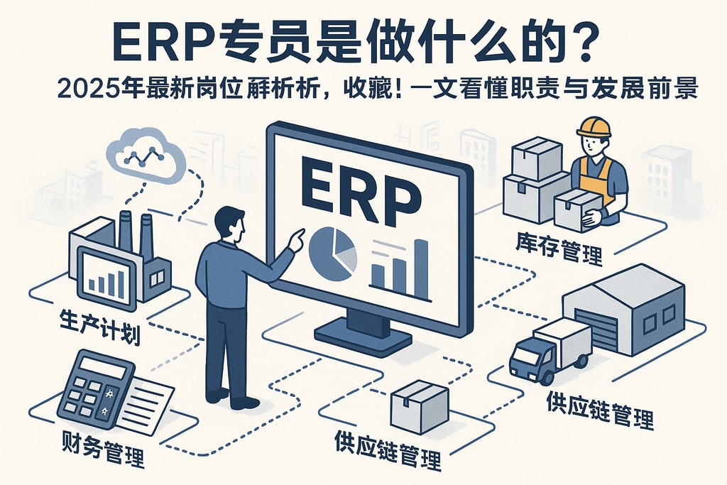 erp专员是做什么的？2025年最新岗位解析，收藏！一文看懂职责与发展前景