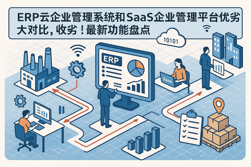 erp云企业管理系统和SaaS企业管理平台优劣大对比，收藏！最新功能盘点