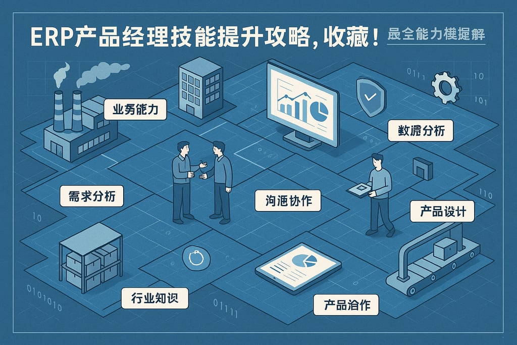 erp产品经理技能提升攻略，收藏！最全能力模型解析