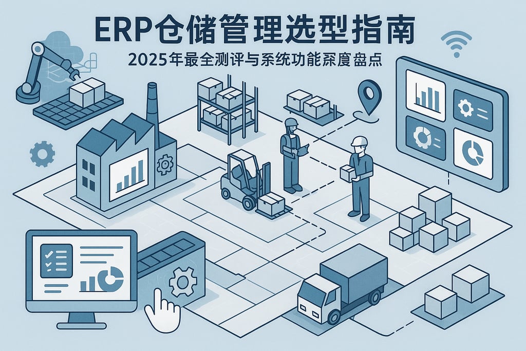 erp仓储管理选型指南，2025年最全测评与系统功能深度盘点