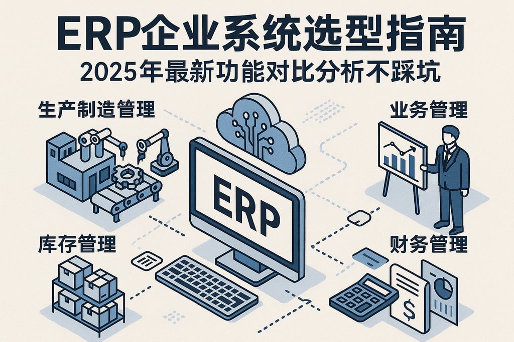 erp企业系统选型指南，2025年最新功能对比分析不踩坑