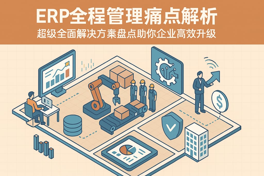 erp全程管理痛点解析，超级全面解决方案盘点助你企业高效升级