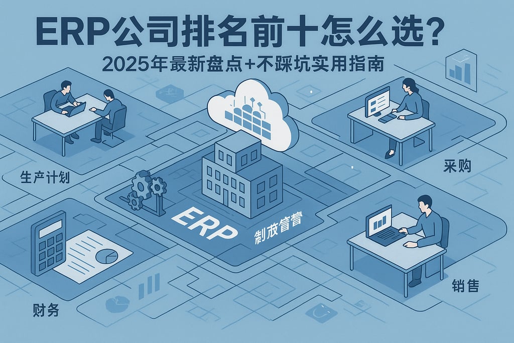 erp公司排名前十怎么选？2025年最新盘点+不踩坑实用指南