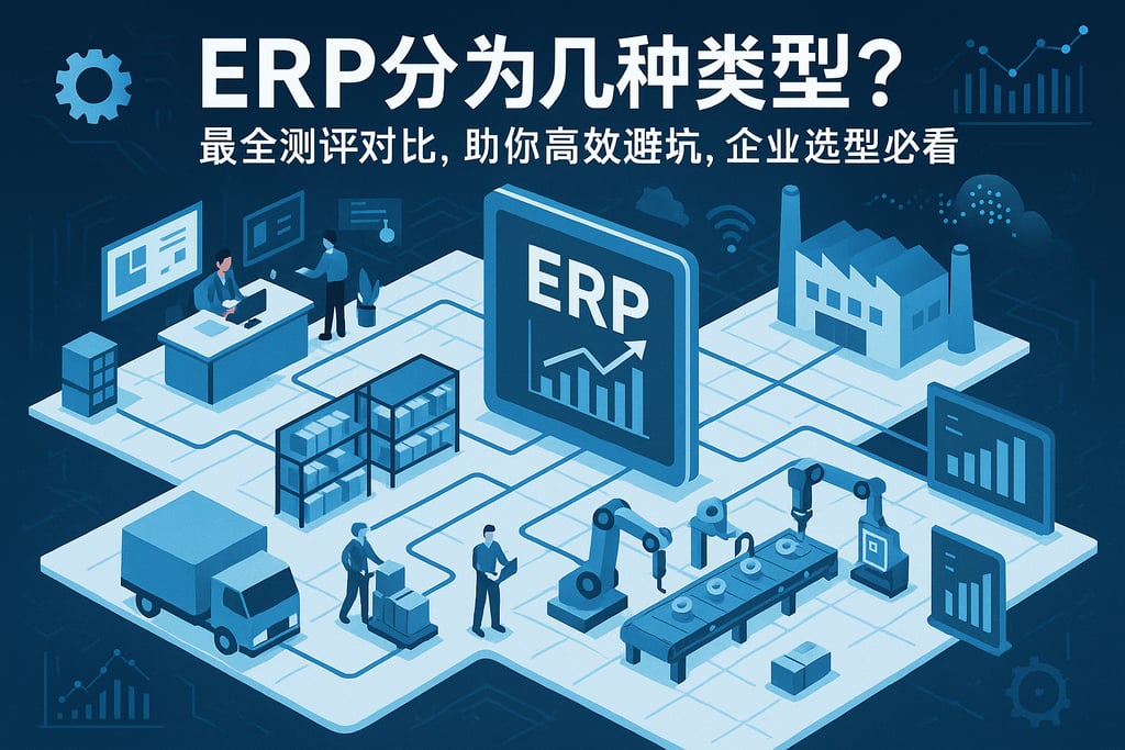 erp分为几种类型？最全测评对比，助你高效避坑，企业选型必看