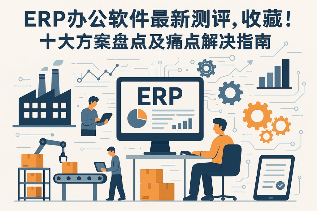 erp办公软件最新测评，收藏！十大方案盘点及痛点解决指南