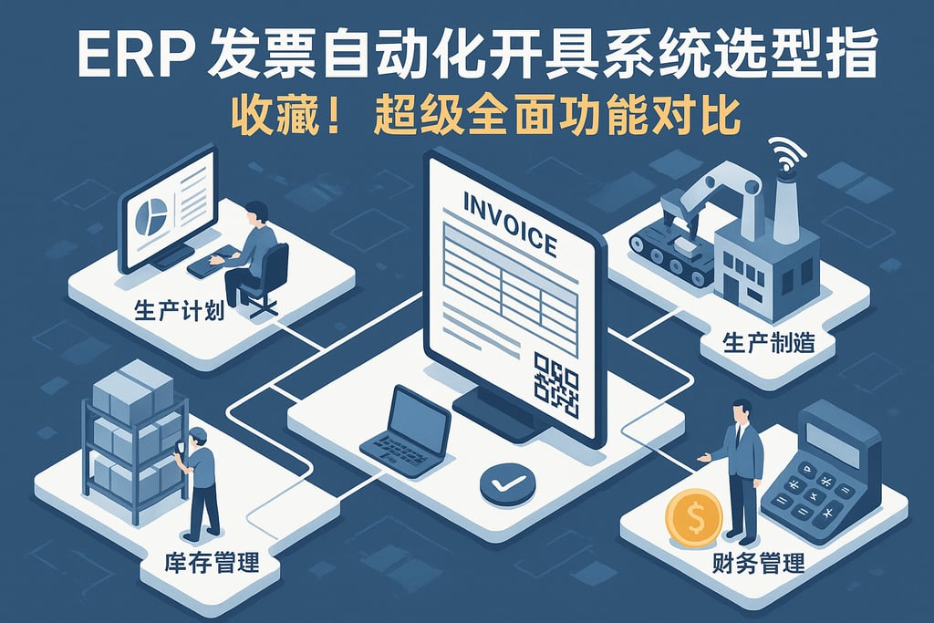 erp发票自动化开具系统选型指南，收藏！超级全面功能对比