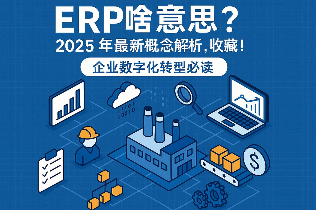 erp啥意思？2025年最新概念解析，收藏！企业数字化转型必读
