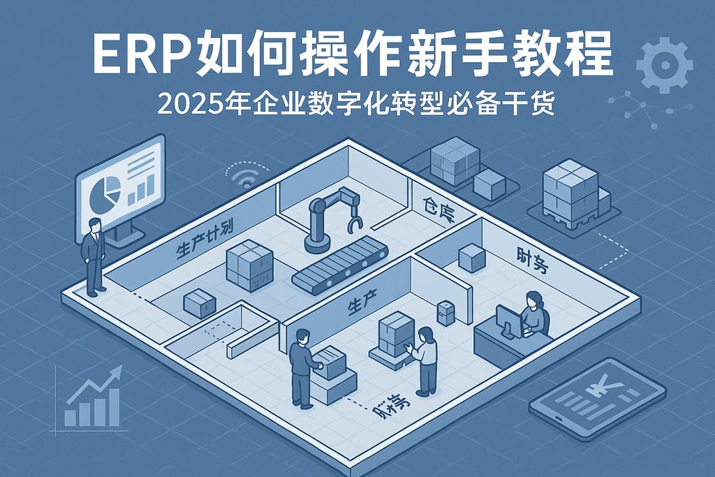 erp如何操作新手教程，2025年企业数字化转型必备干货
