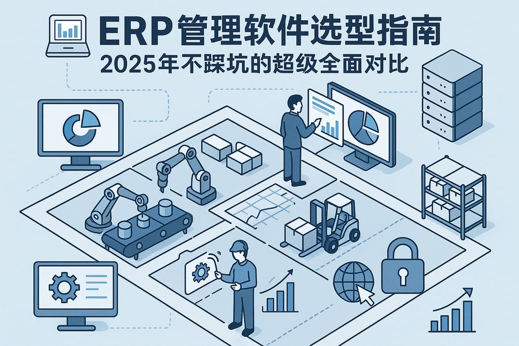 erp工厂管理软件选型指南，2025年不踩坑的超级全面对比