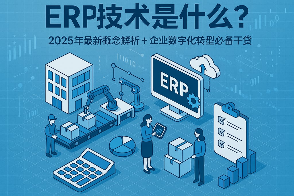 erp技术是什么？2025年最新概念解析+企业数字化转型必备干货
