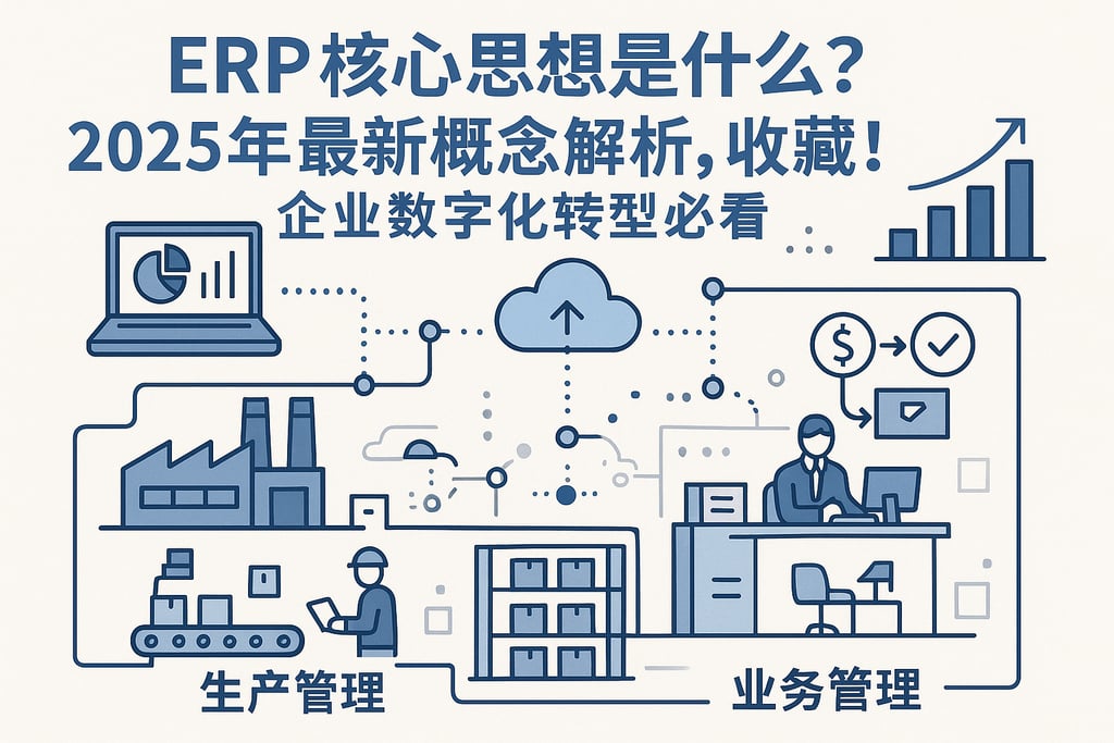 erp核心思想是什么？2025年最新概念解析，收藏！企业数字化转型必看