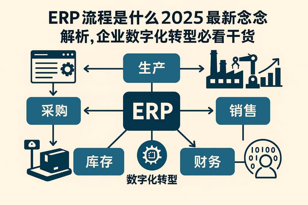 erp流程是什么意思？2025年最新概念解析，企业数字化转型必看干货