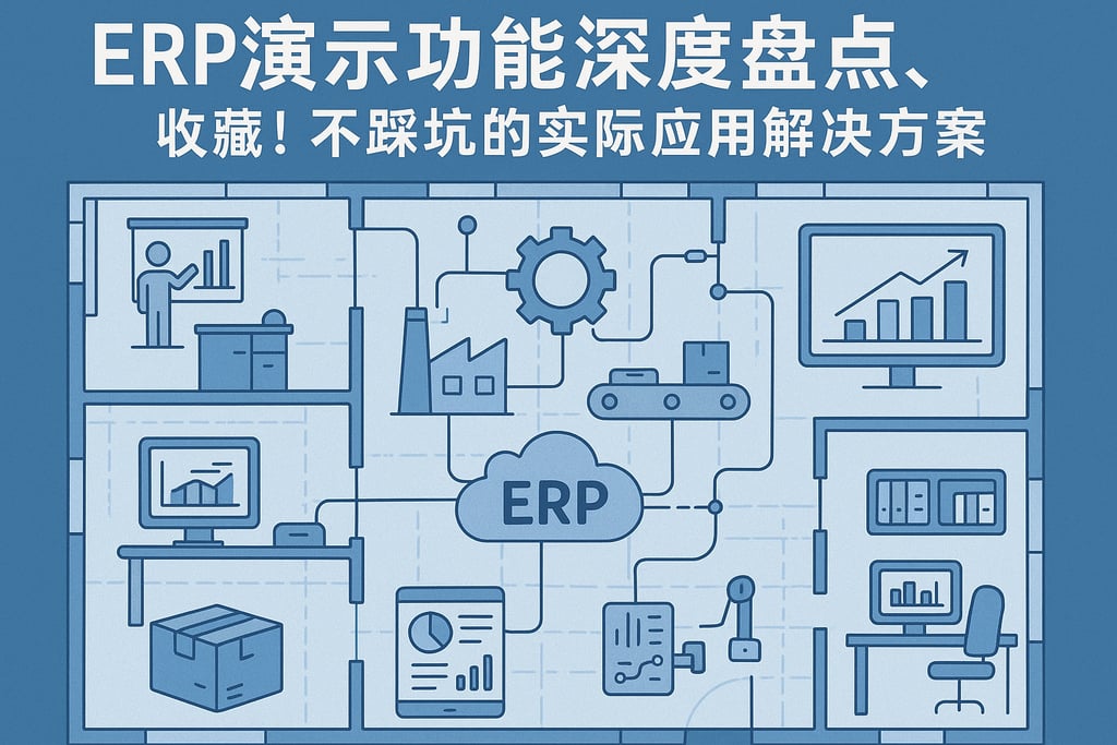 erp演示功能深度盘点，收藏！不踩坑的实际应用解决方案