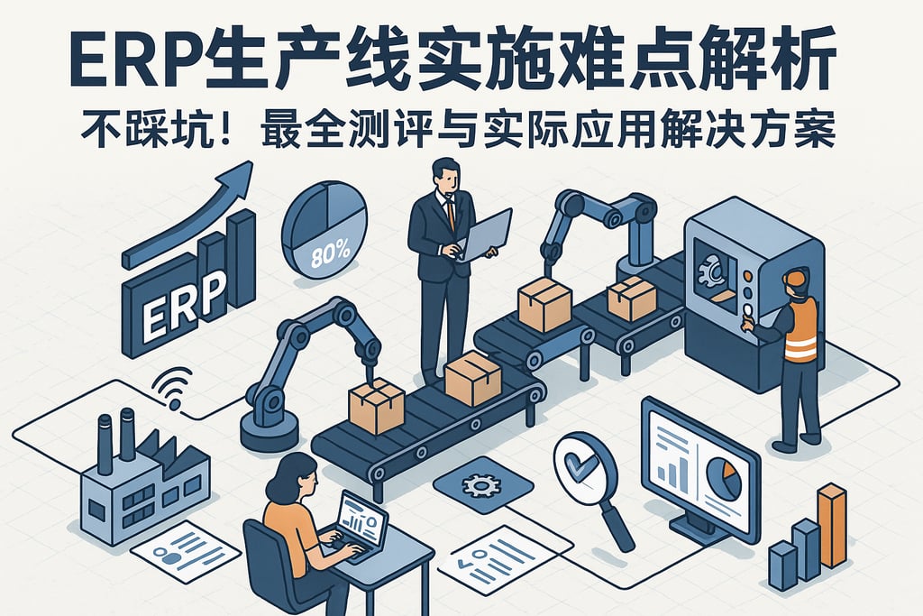 erp生产线实施难点解析，不踩坑！最全测评与实际应用解决方案