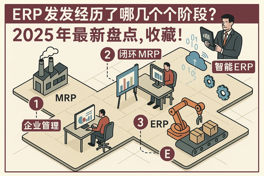 erp的发展经历了哪几个阶段？2025年最新盘点，收藏！企业数字化转型不踩坑指南