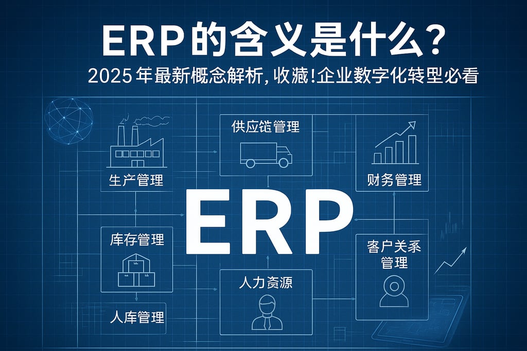 erp的含义是什么？2025年最新概念解析，收藏！企业数字化转型必看