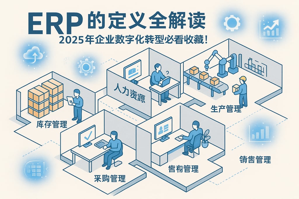 erp的定义全解读，2025年企业数字化转型必看收藏！