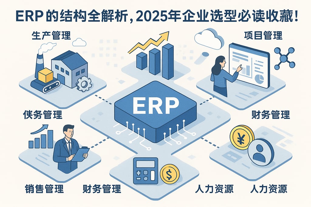 erp的结构全解析，2025年企业选型必读收藏！