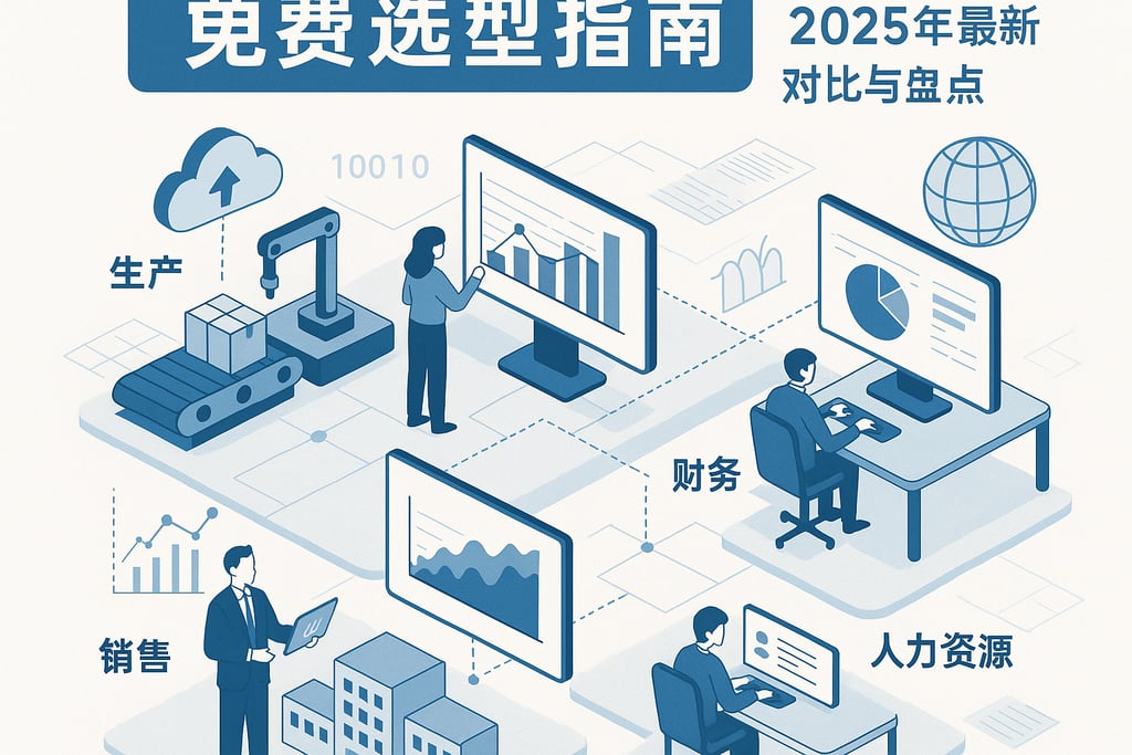 erp管理系统免费选型指南，2025年最新超级全面对比与盘点