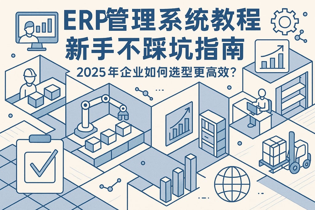 erp管理系统教程新手不踩坑指南，2025年企业如何选型更高效？