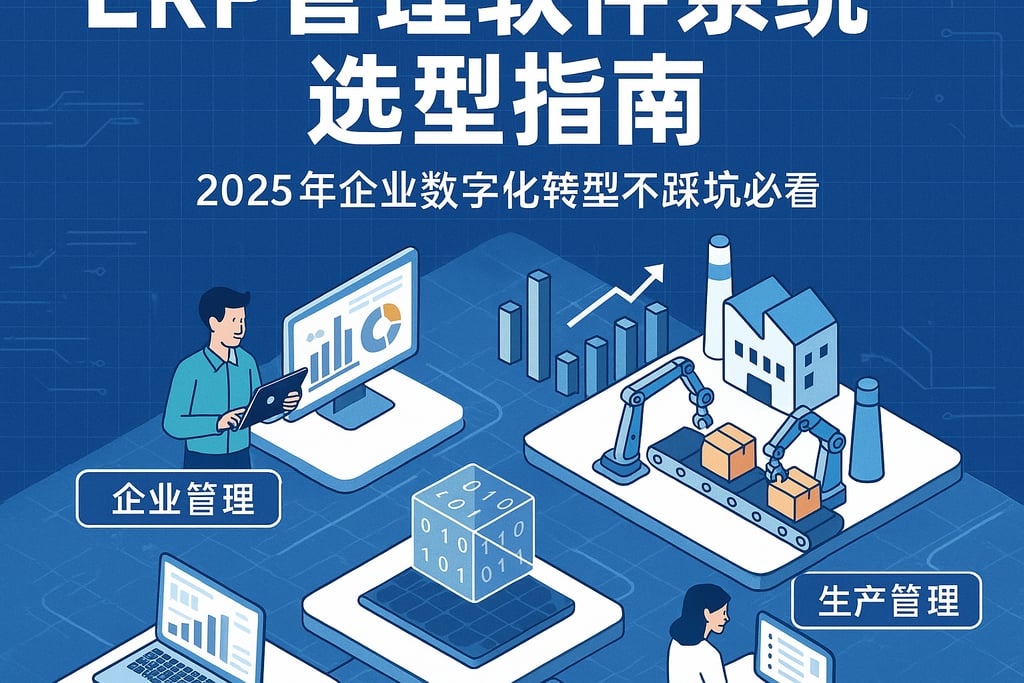 erp管理软件系统选型指南，2025年企业数字化转型不踩坑必看